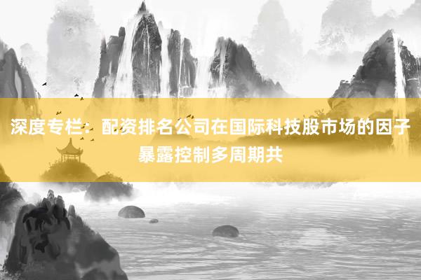 深度专栏：配资排名公司在国际科技股市场的因子暴露控制多周期共
