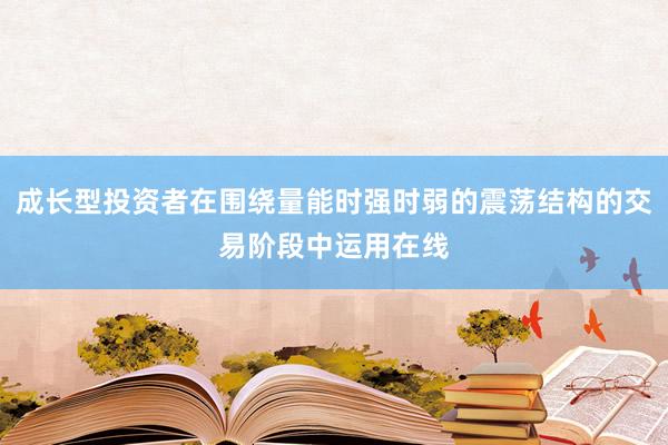 成长型投资者在围绕量能时强时弱的震荡结构的交易阶段中运用在线